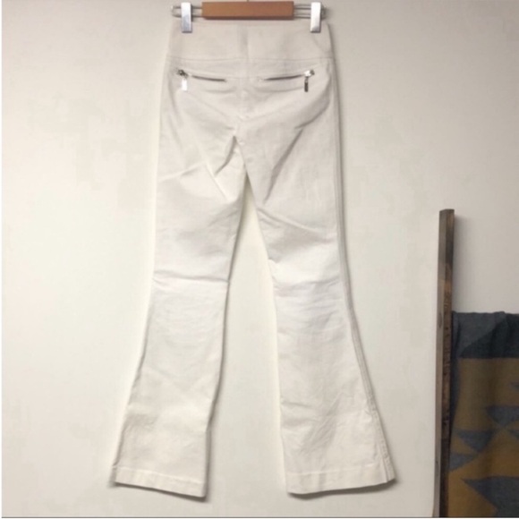 Guess By Marciano Fit N Flare Wide Leg White Pants - Picture 8 of 9